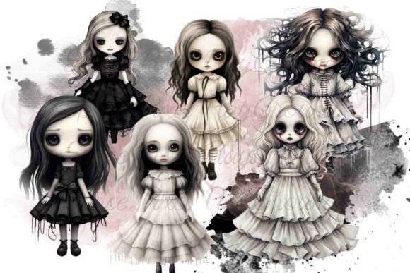 Download Creepy Doll Clipart, Halloween Inspired - Premium Resources